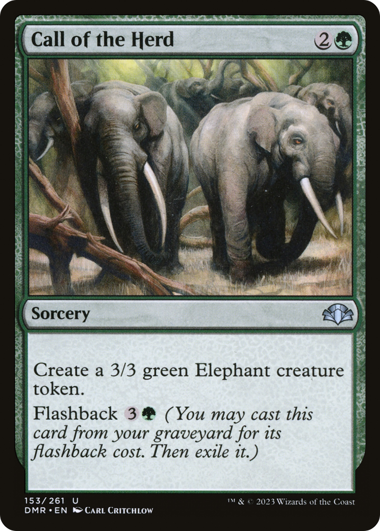 Call of the Herd (DMR-153) - Dominaria Remastered Foil