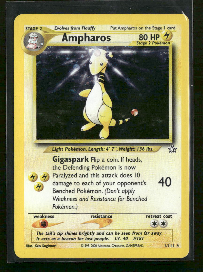 Neo Genesis Ampharos #001/111