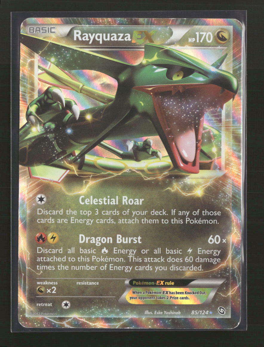 Dragons Exalted Rayquaza EX #85/124