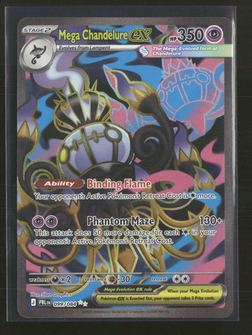 ME05: Pitch Black Mega Chandelure ex #099/084