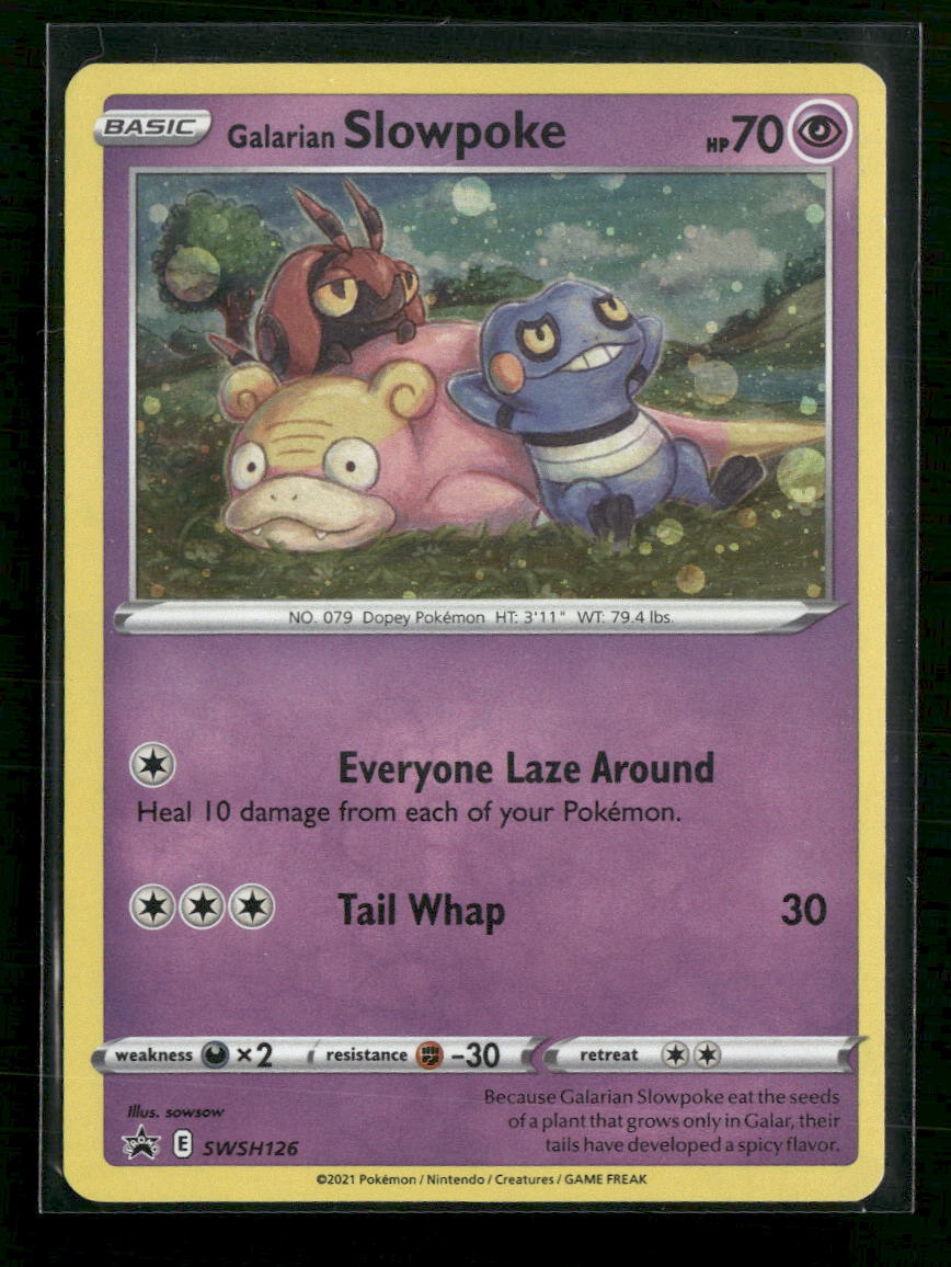 SWSH: Sword & Shield Promo Cards Galarian Slowpoke #SWSH126