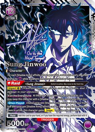 Sung Jinwoo (022) (SR***) (UE17BT/SLG-1-022) - UE17BT SOLO LEVELING Foil