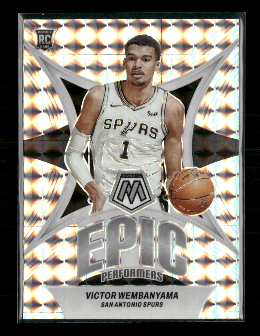 2023-24 Panini Mosaic Epic Performers Mosaic Victor Wembanyama #12