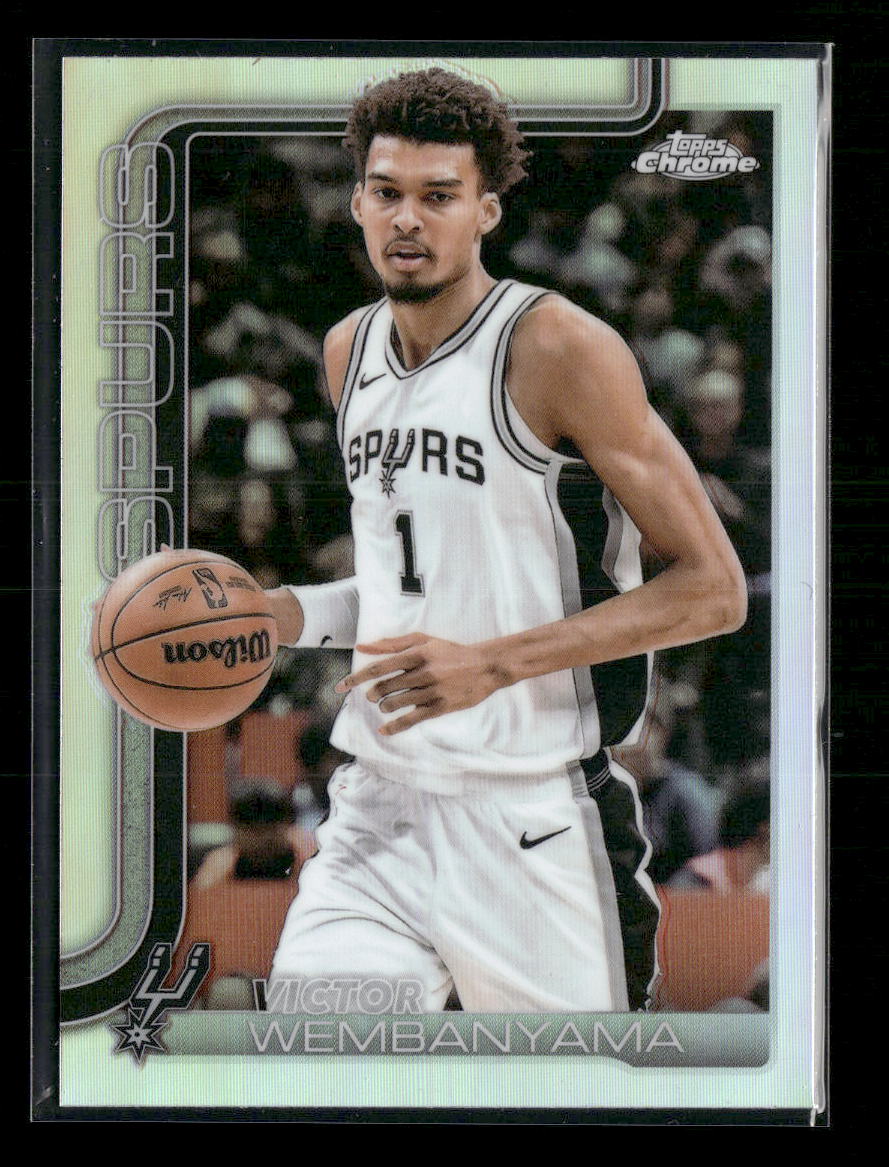 2025-26 Topps Chrome Refractor Victor Wembanyama #221