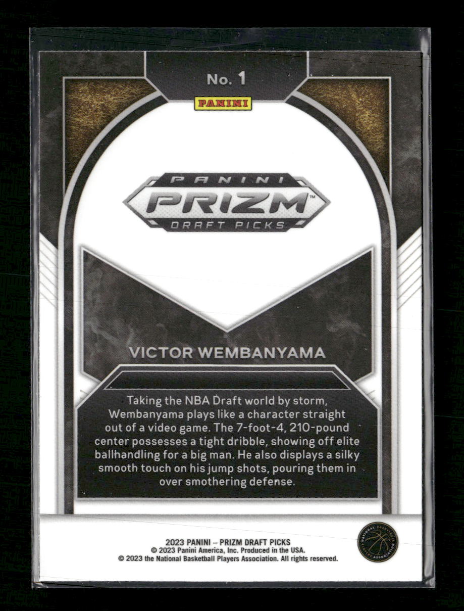 2023 Panini Prizm Draft Picks Brilliance Victor Wembanyama #1