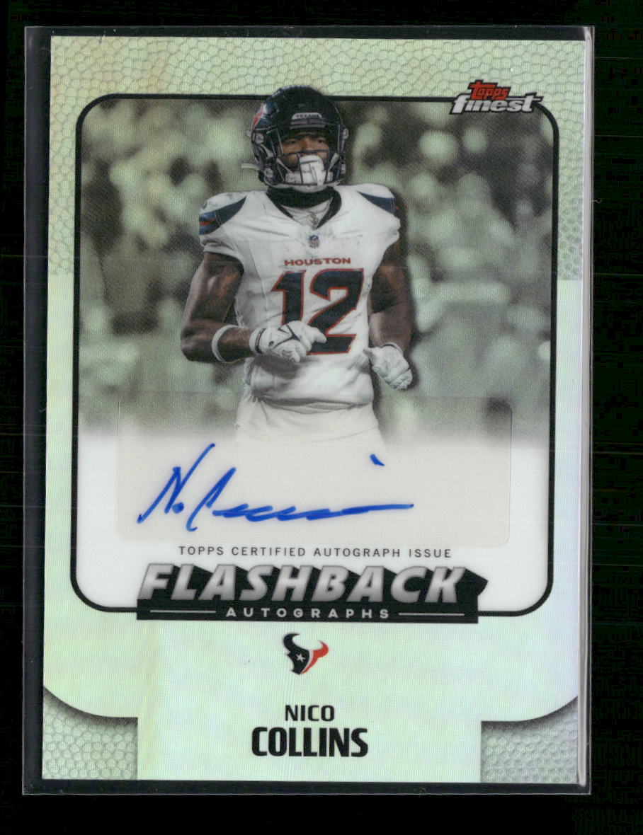 2025 Finest Flashback Autographs Nico Collins Auto #FBA-NC