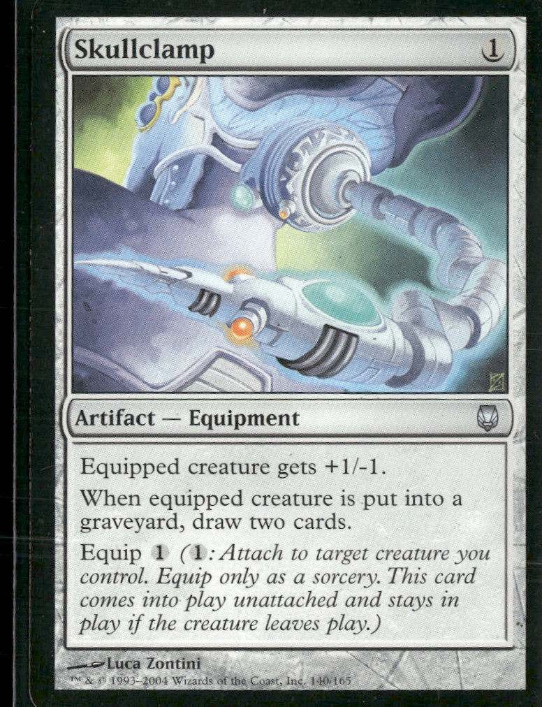 Darksteel Skullclamp #140