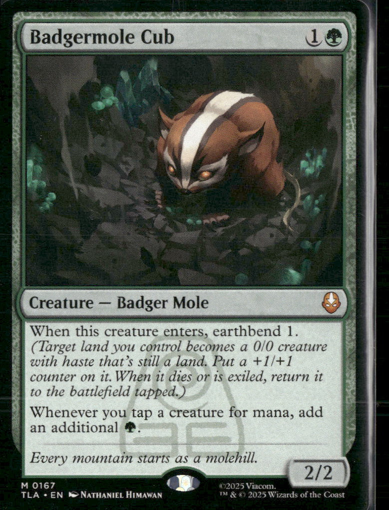 Avatar: The Last Airbender Badgermole Cub #167