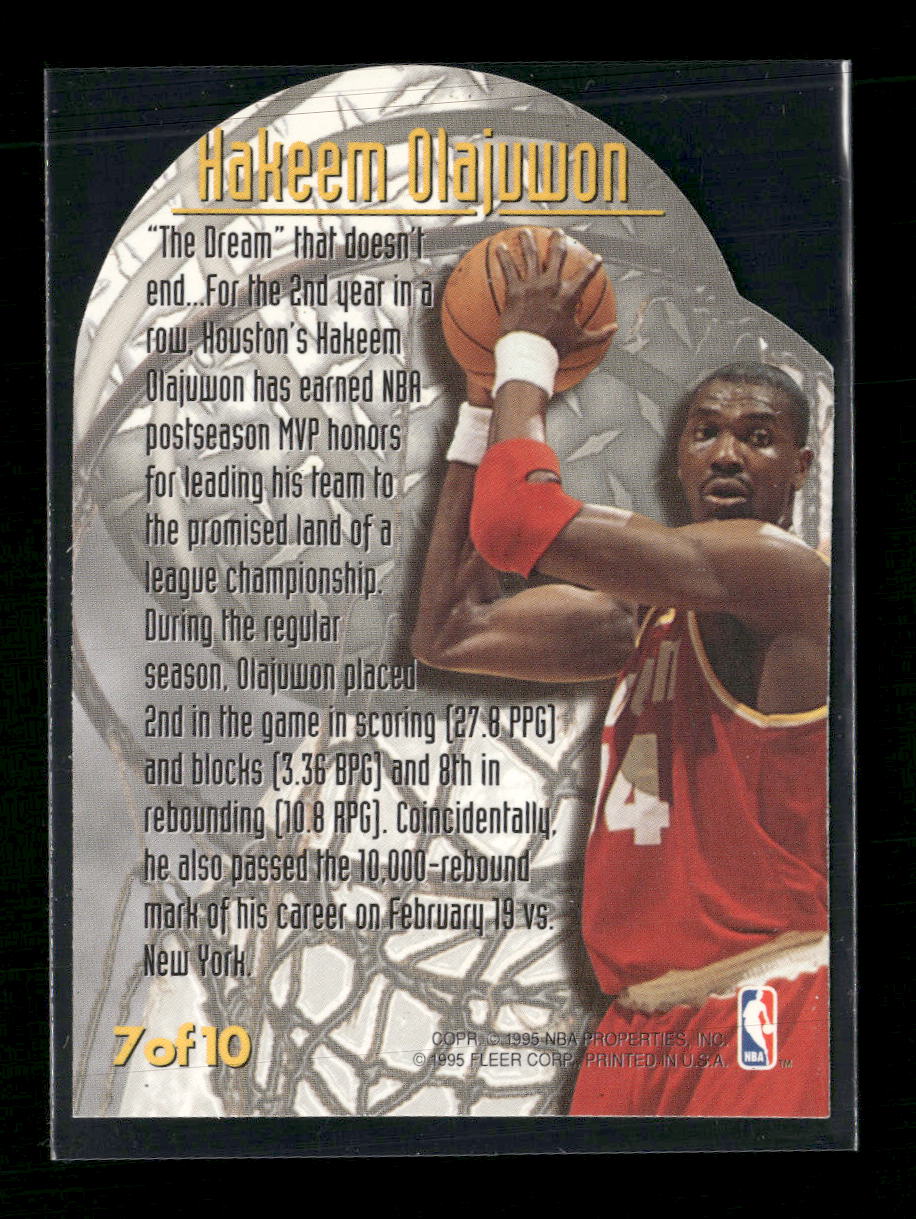 1995-96 Metal Maximum Metal Hakeem Olajuwon #7