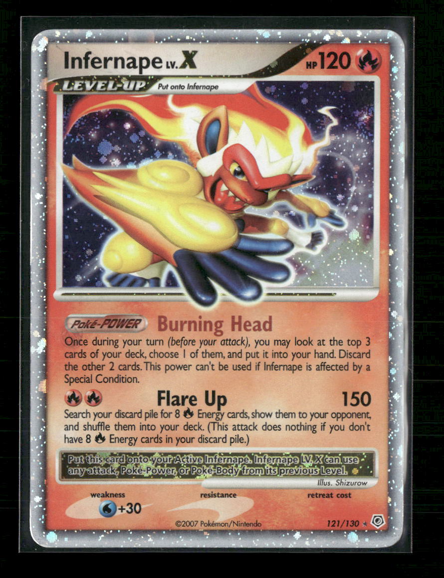 Diamond and Pearl Infernape LV.X #121/130