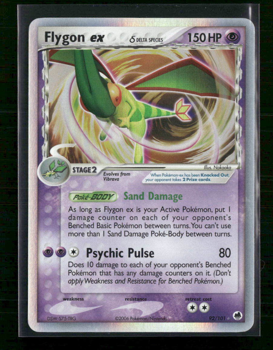 Dragon Frontiers Flygon ex (Delta Species) #92/101
