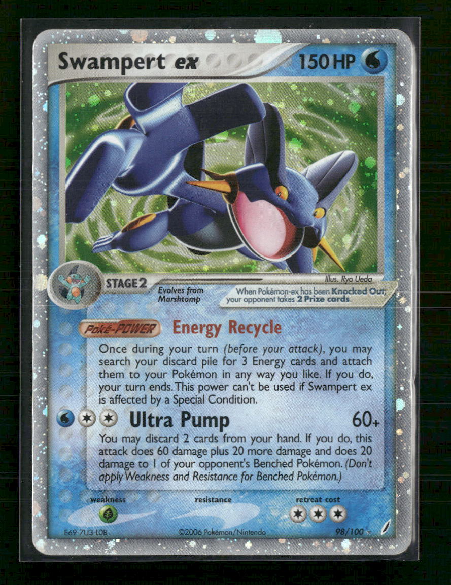 EX Crystal Guardians Swampert ex #98/100