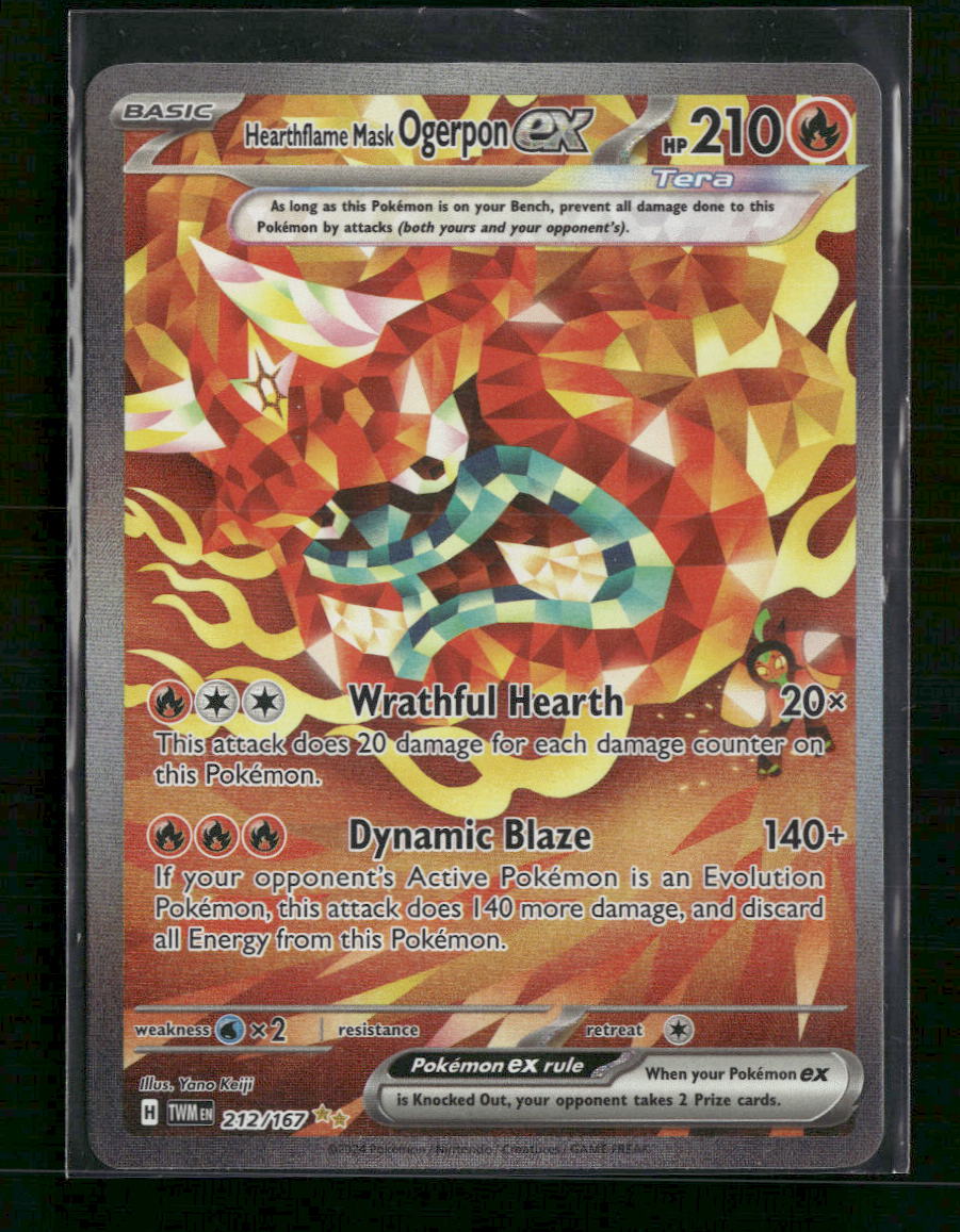 SV06: Twilight Masquerade Hearthflame Mask Ogerpon ex #212/167