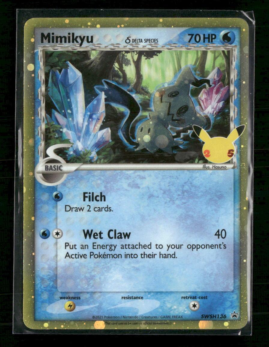 SWSH: Sword & Shield Promo Cards Mimikyu (Delta Species) #SWSH136