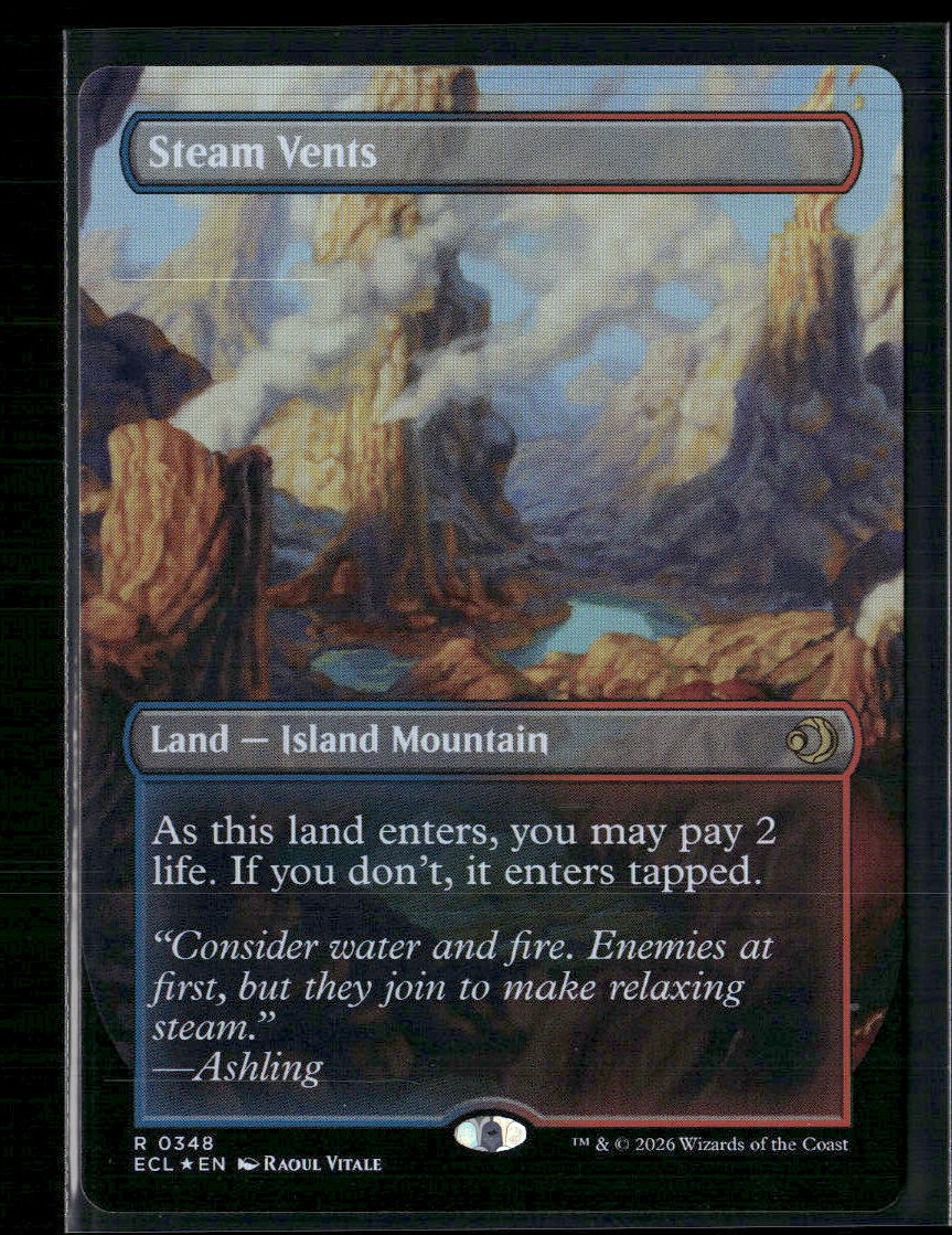 Lorwyn Eclipsed Steam Vents (Borderless) Foil #348