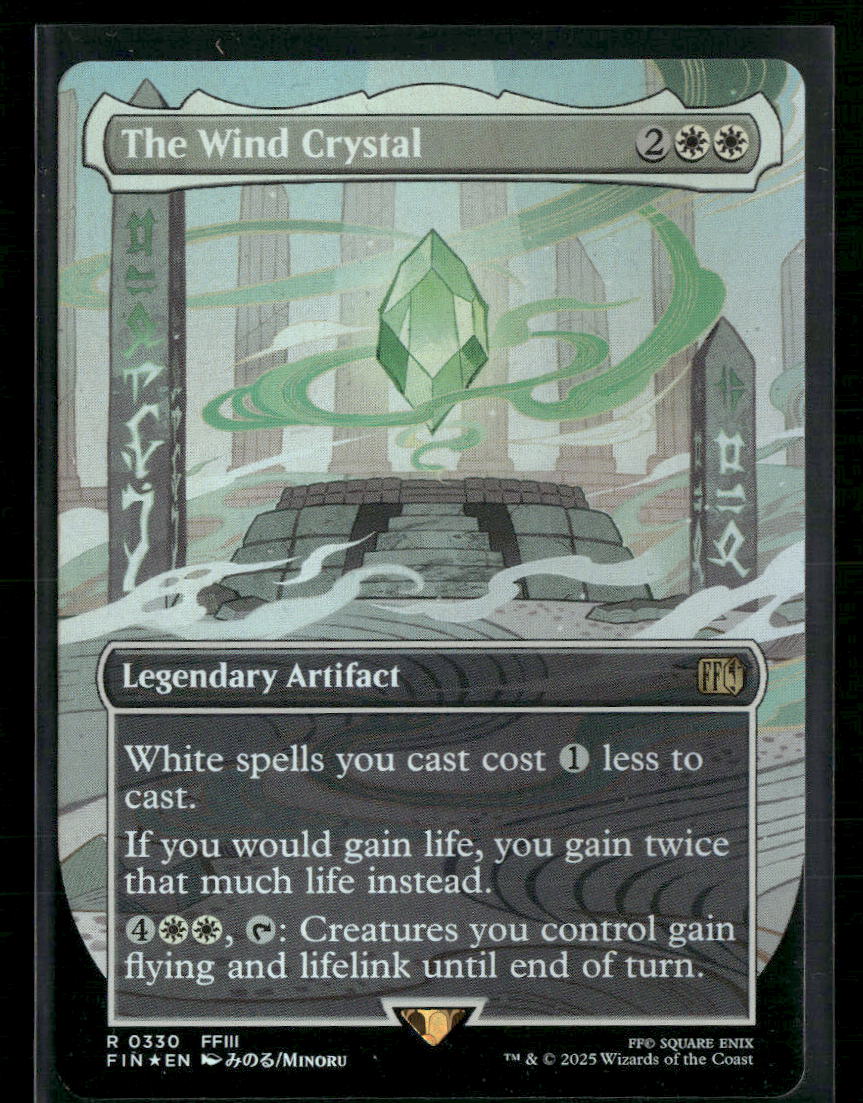 FINAL FANTASY The Wind Crystal (Borderless) Foil #330