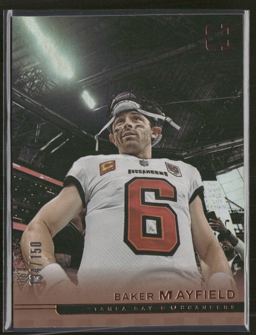 2025 Panini Photogenic Bronze Baker Mayfield #/150 #98