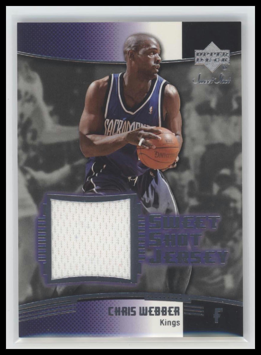 2004-05 Upper Deck Sweet Shot Sweet Shot Jersey Chris Webber #SSJ-CW