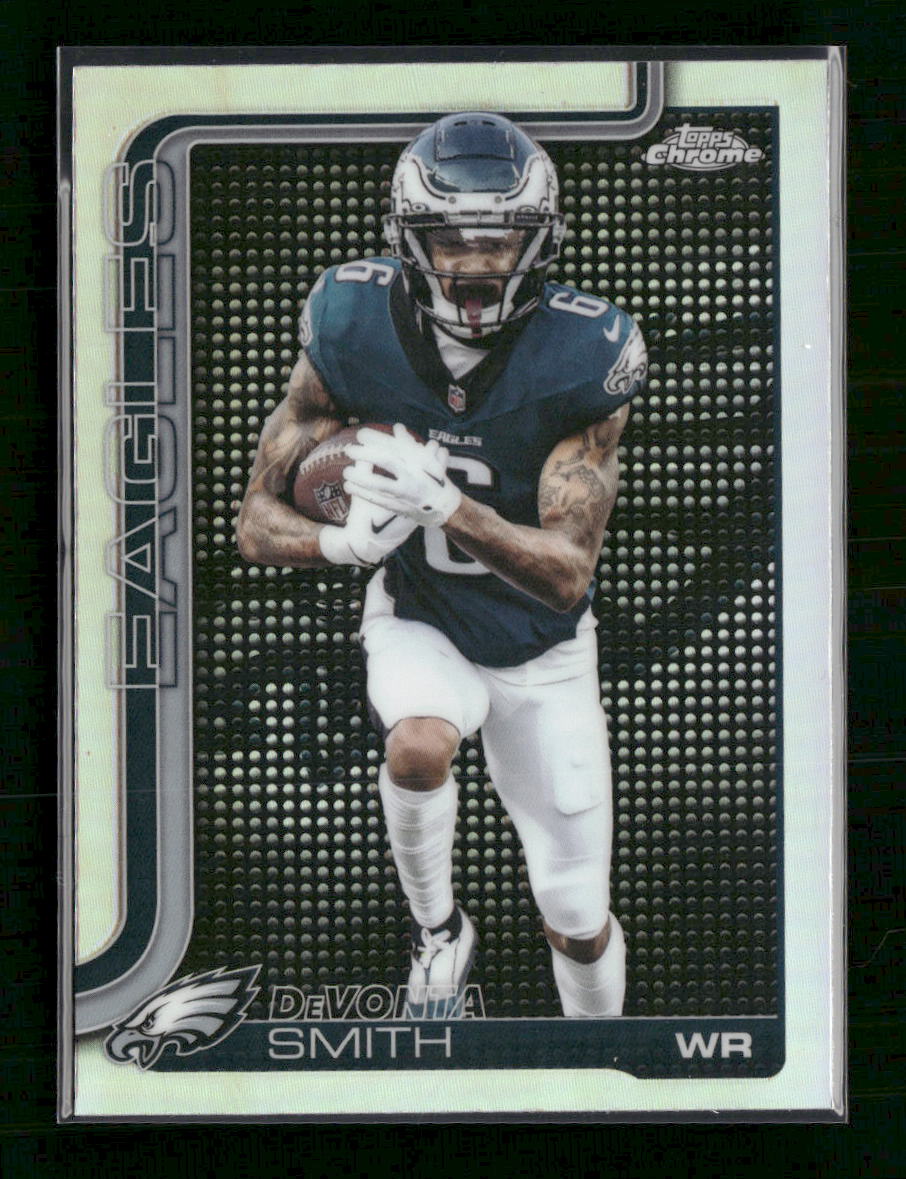 2025 Topps Chrome Lightboard Logo DeVonta Smith #244