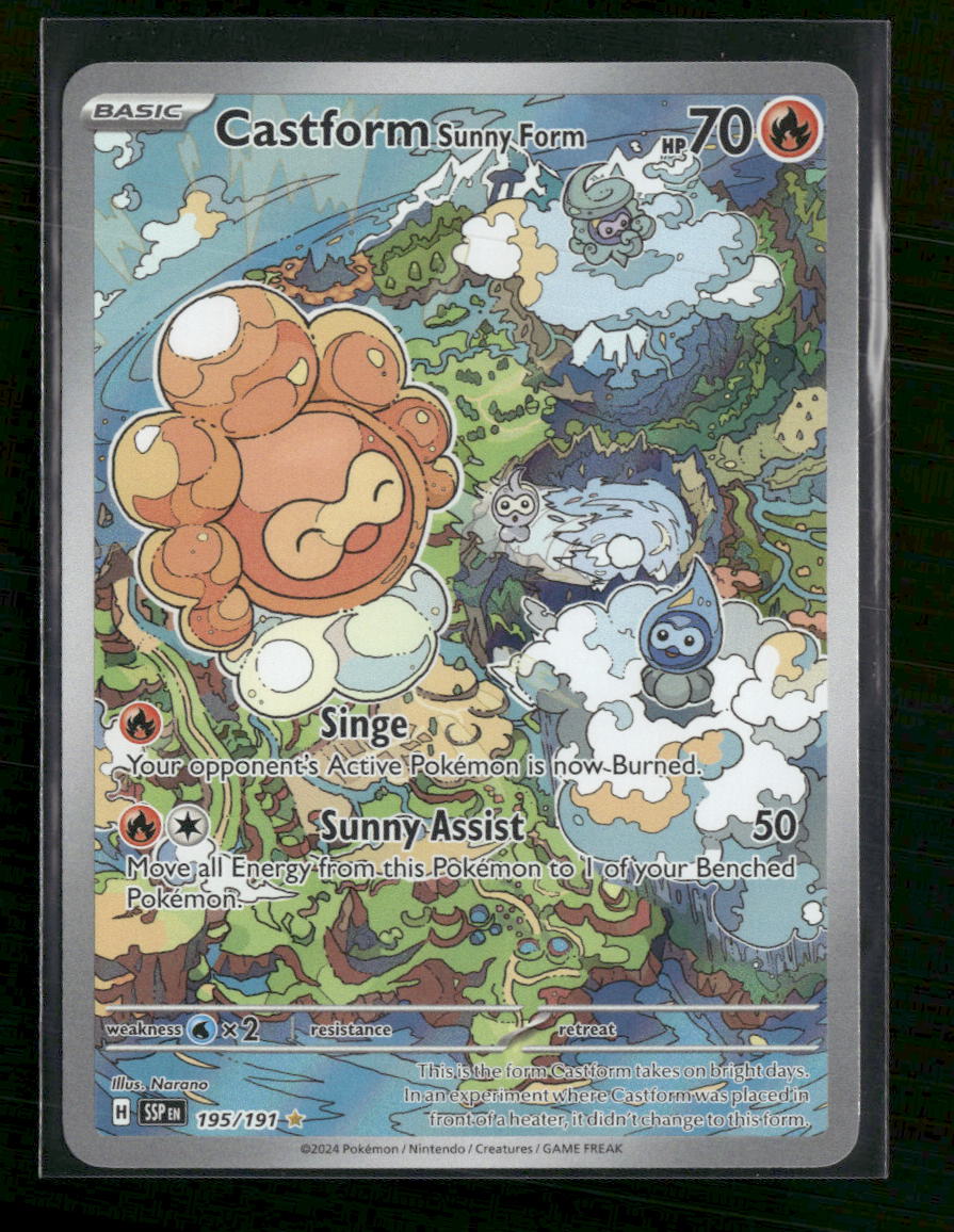 SV08: Surging Sparks Castform Sunny Form #195/191