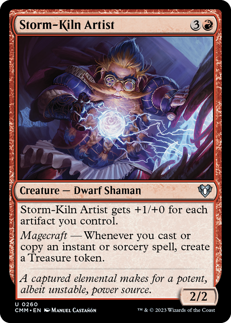 Storm-Kiln Artist (CMM-260) - Commander Masters