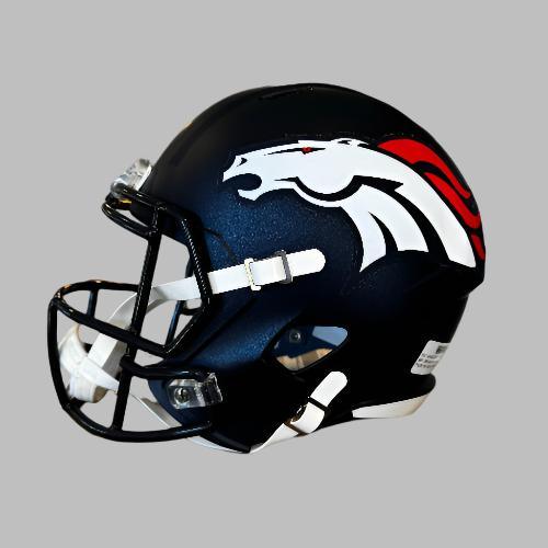 Denver Broncos Full Size Speed Replica Football Helmet 2024 Primary - NFL