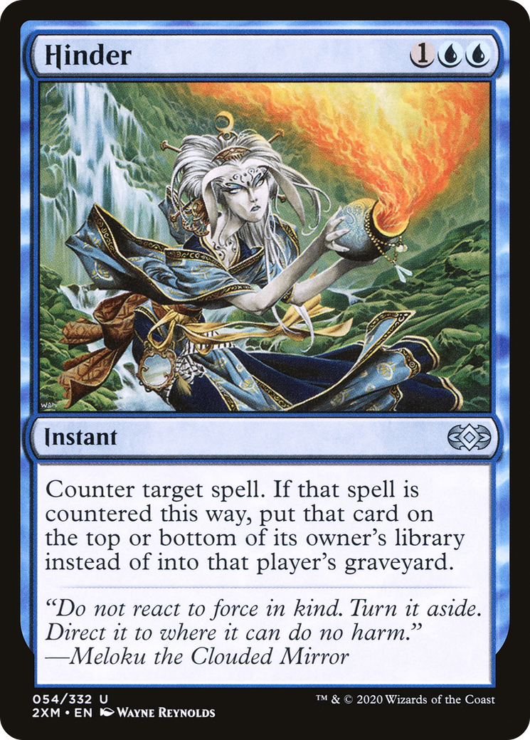 Hinder (2XM-054) - Double Masters Foil