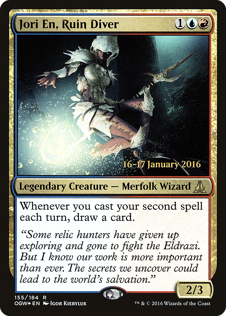 Jori En, Ruin Diver (PRE-155S) - Oath of the Gatewatch Promos Foil