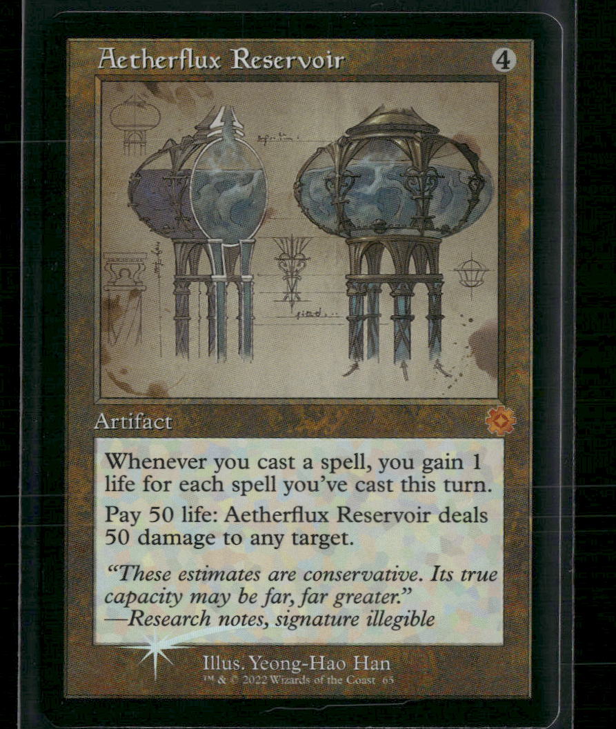 The Brothers' War: Retro Frame Artifacts Aetherflux Reservoir (Schematic) Foil #65