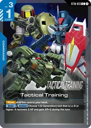 Tactical Training (ST10-013) - Starter Deck 10 Generation Pulse