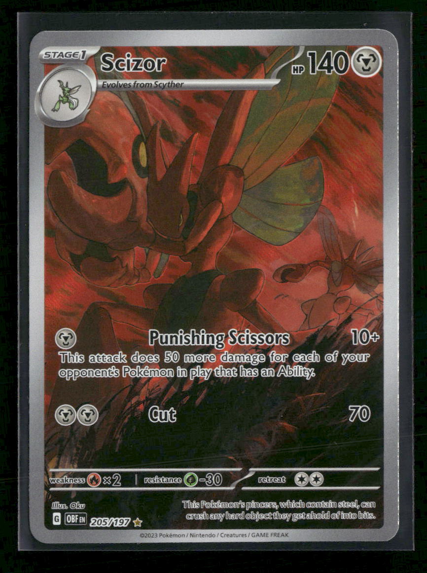 SV03: Obsidian Flames Scizor #205/197
