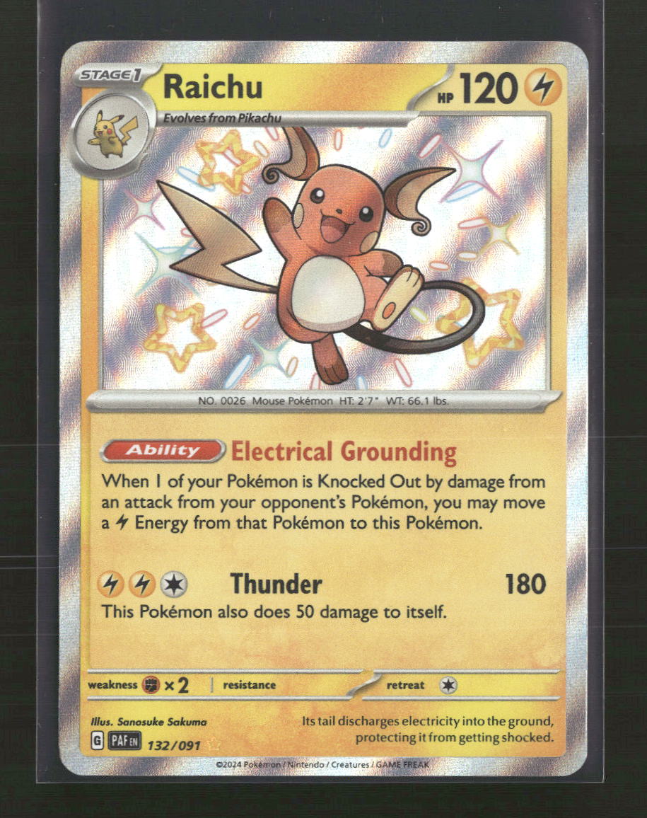 SV: Paldean Fates Raichu #132/091