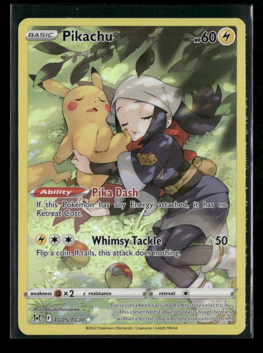 SWSH11: Lost Origin Trainer Gallery Pikachu #TG05/TG30
