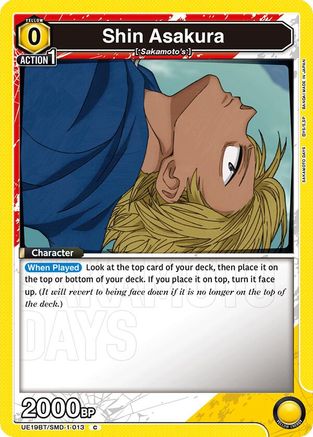 Shin Asakura (Box Topper Foil) (UE19BT/SMD-1-013) - UE19BT SAKAMOTO DAYS Foil