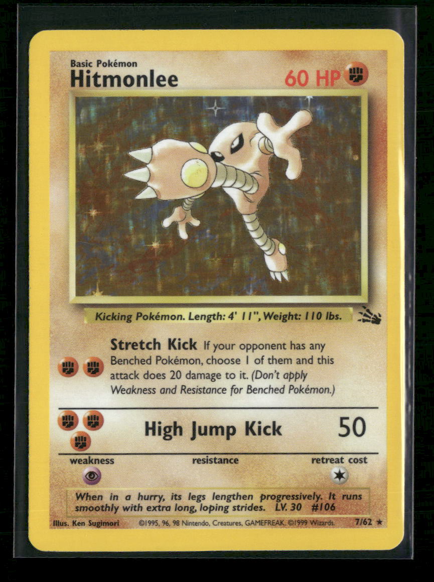 Fossil Hitmonlee (7) Unlimited #07/62