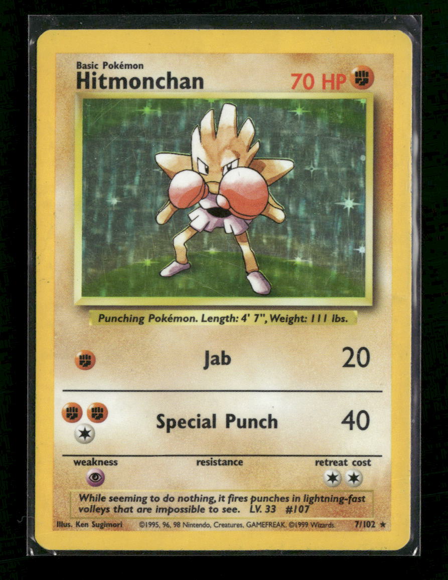Base Set Hitmonchan #007/102