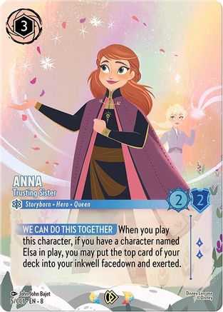 Anna - Trusting Sister (5) - Disney Lorcana Promo Cards Holofoil