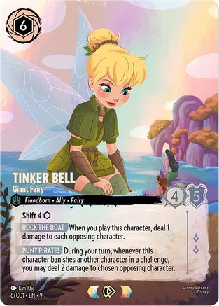 Tinker Bell - Giant Fairy (6/CC1) (6) - Disney Lorcana Promo Cards Holofoil