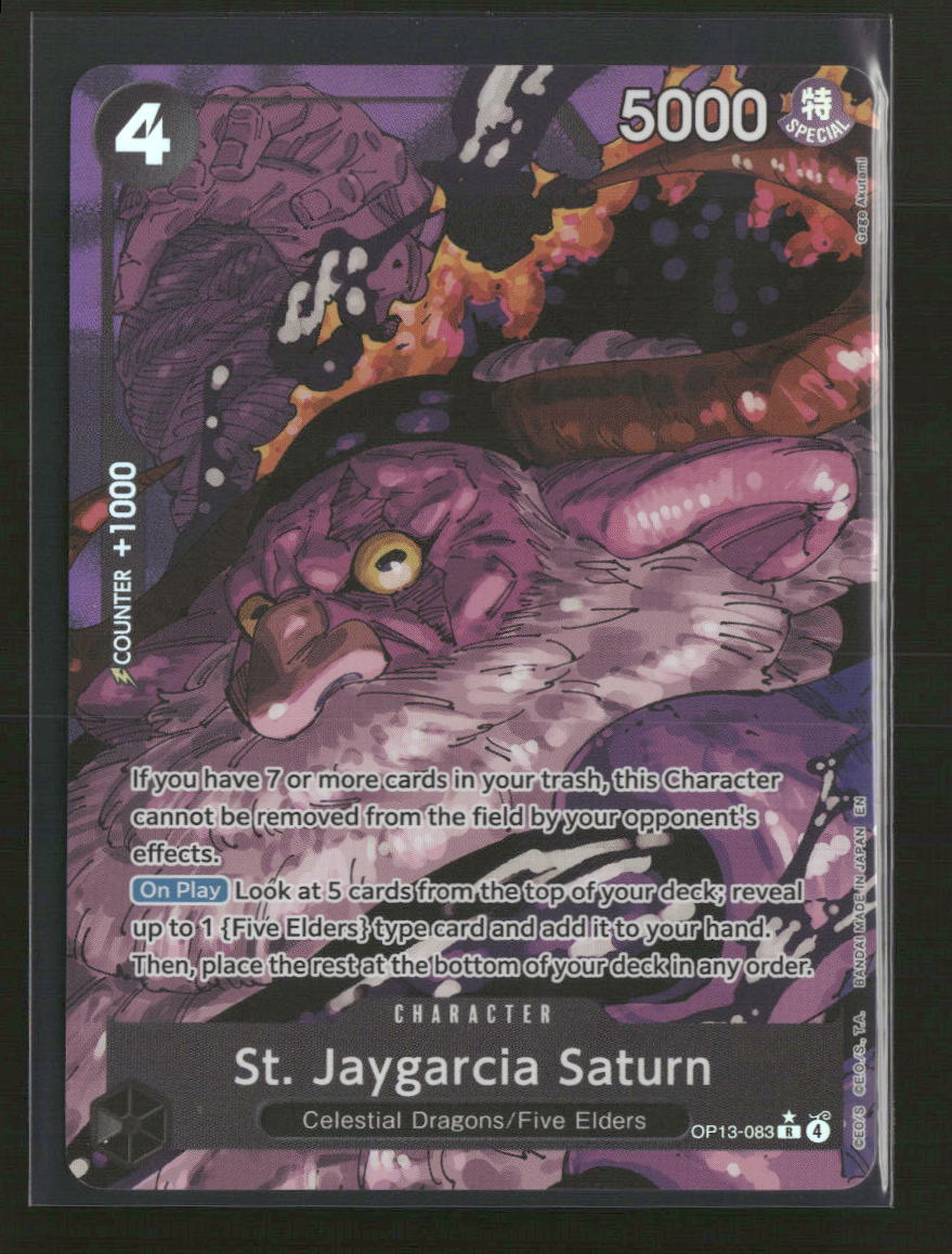 Carrying On His Will St. Jaygarcia Saturn (Alternate Art) #OP13-083