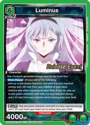 Luminus (071) (UEPR/TSK-2-071) - UE20BT That Time I Got Reincarnated as a Slime Release Event Cards
