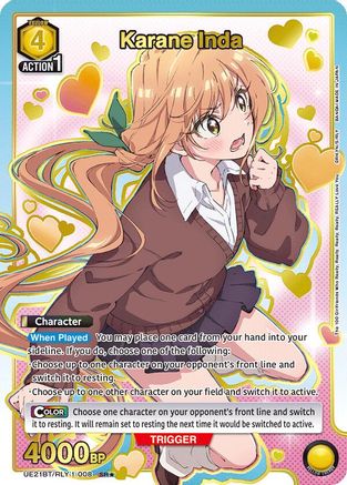 Karane Inda (008) (SR*) (UE21BT/RLY-1-008) - UE21BT The 100 Girlfriends Who Really Really Really Really REALLY Love You Foil