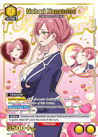 Hahari Hanazono (030) (R*) (UE21BT/RLY-1-030) - UE21BT The 100 Girlfriends Who Really Really Really Really REALLY Love You Foil