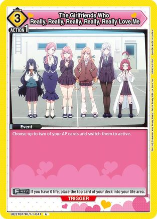 The Girlfriends Who Really, Really, Really, Really, Really Love Me (041) (UE21BT/RLY-1-041) - UE21BT The 100 Girlfriends Who Really Really Really Really REALLY Love You
