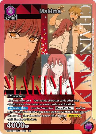 Makima (022) (R*) (UE22BT/CSM-1-022) - UE22BT CHAINSAW MAN Foil
