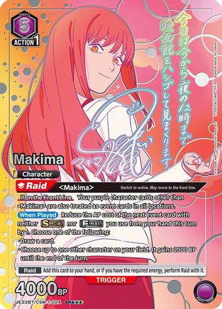 Makima (024) (SR***) (UE22BT/CSM-1-024) - UE22BT CHAINSAW MAN Foil