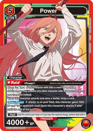 Power (061) (UE22BT/CSM-1-061) - UE22BT CHAINSAW MAN Foil