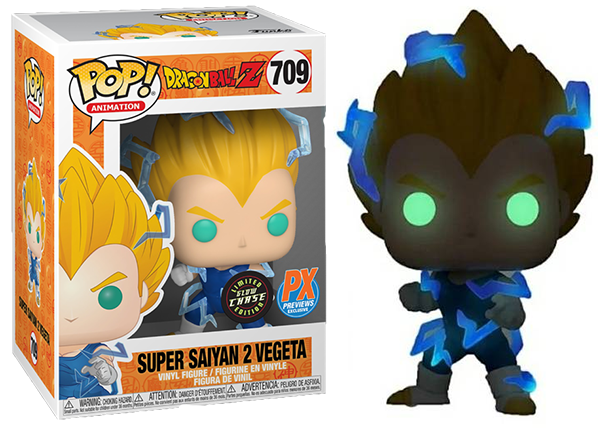 Super Saiyan 2 Vegeta (Glow in the Dark, Dragon Ball Z) 709 - Previews Exclusive **Chase**