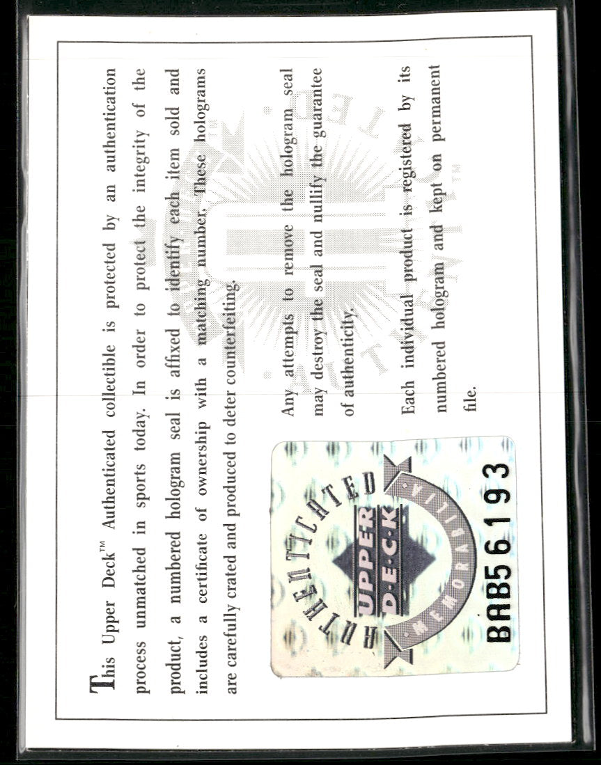 1995 Upper Deck Autographs Reggie Jackson AU #AC1