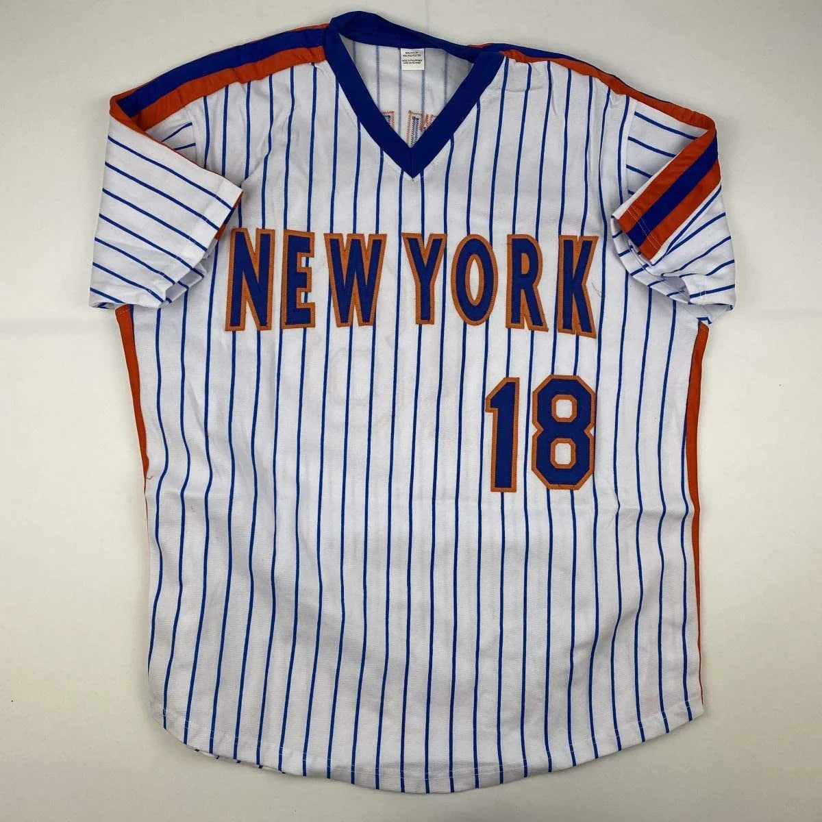 Autographed/Signed Darryl Strawberry New York Pinstripe Baseball Jersey PSA/DNA COA