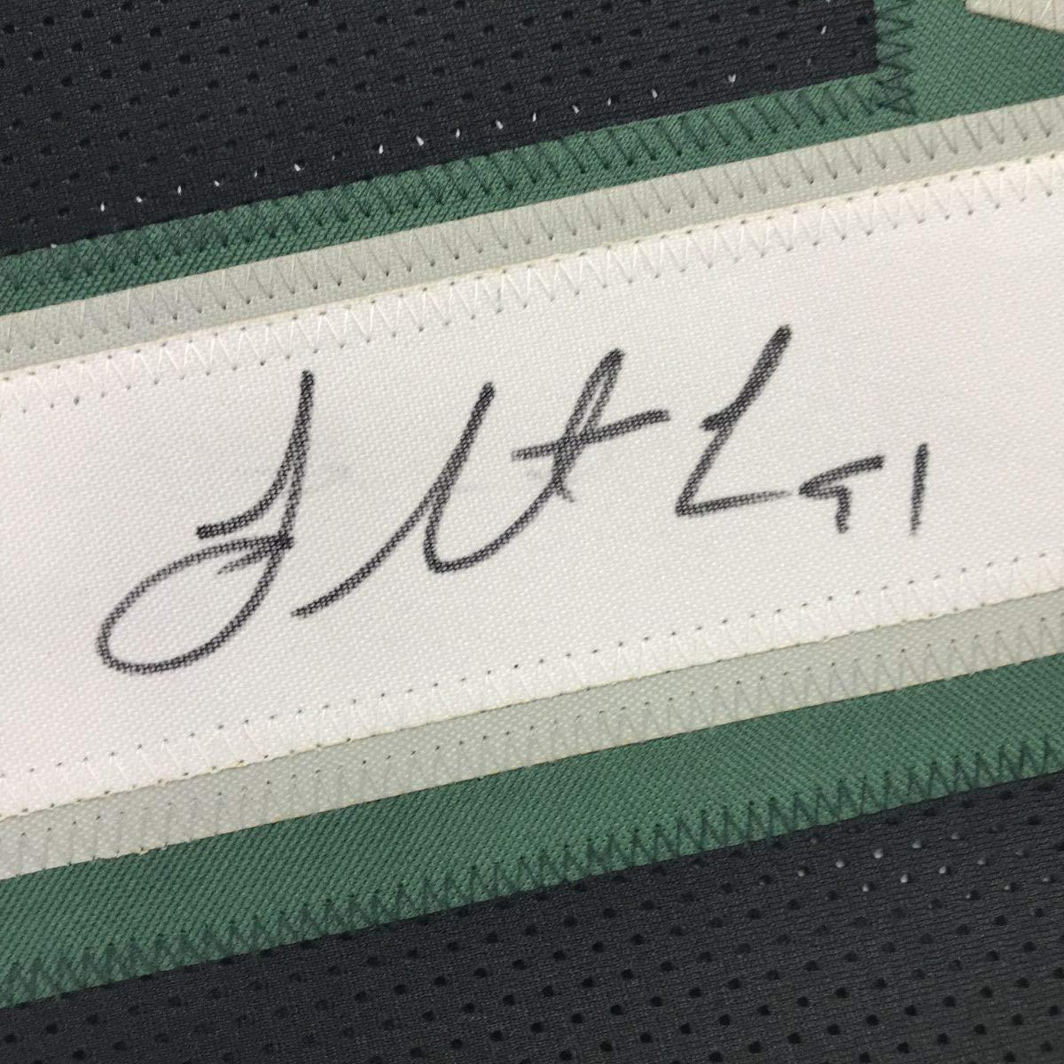 Autographed/Signed Fletcher Cox Philadelphia Black Football Jersey JSA COA